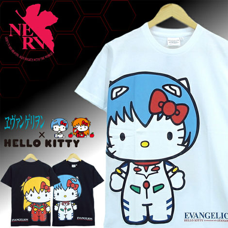 [EVA情報] 福音戰士 x Hello Kitty 三款別注 Tee 登場