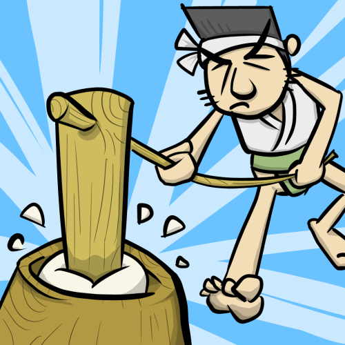 [iOS 遊戲] 日本傳統活動  阿某兄弟打 Mochi 麻糬餅