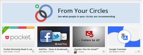 看看你的朋友圈推薦哪些 Chrome Apps