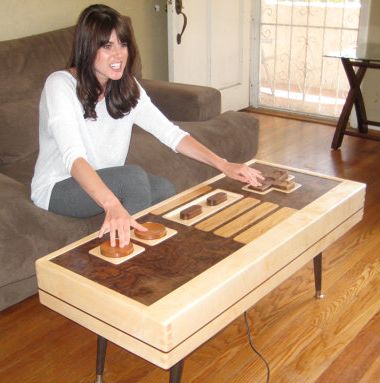 可以玩的紅白機手掣咖啡桌