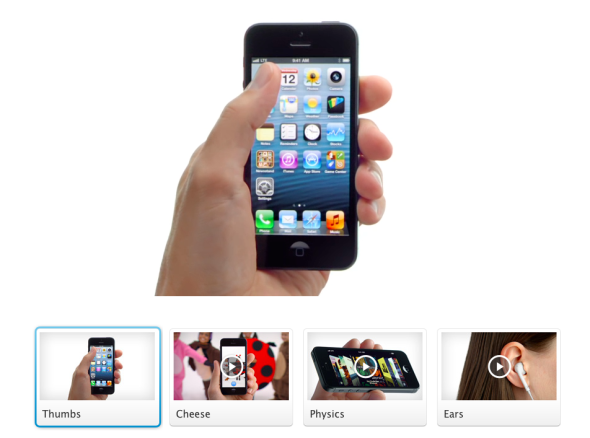 Apple 發佈 iPhone 5 第一輪電視廣告攻勢