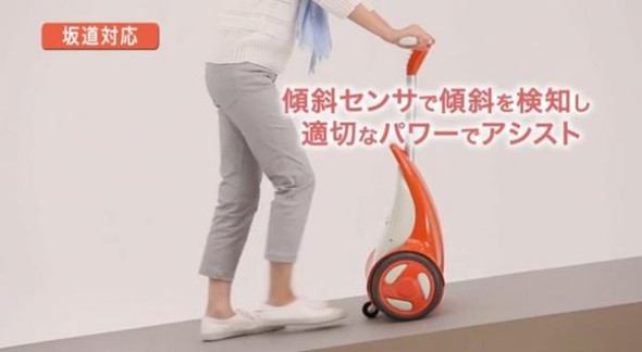 絕不跌倒 + 省力: 高科技老人助行器