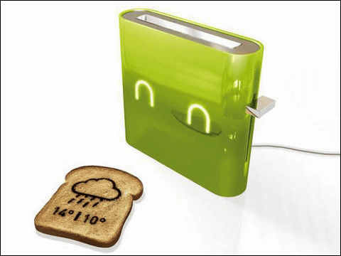 紅雨？黑雨？為你報天氣的智能多士爐