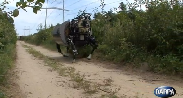 DARPA 改良後的 LS3 – 更快更靜的機械騾