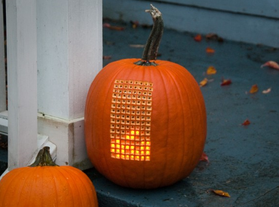 用南瓜玩俄羅斯方塊   D.I.Y. 應節小玩意與小朋友一起玩