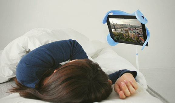 頹廢床用 iPad 架