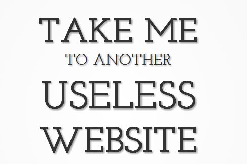 那些是沒用的網站 ?