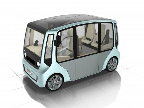 直立式座位車輛 microMAX，用 app 截順風車