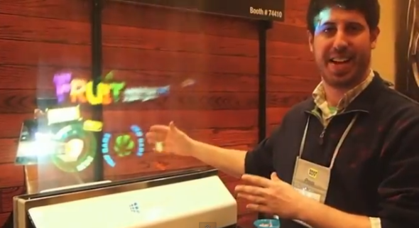 一個可穿過的觸控屏幕