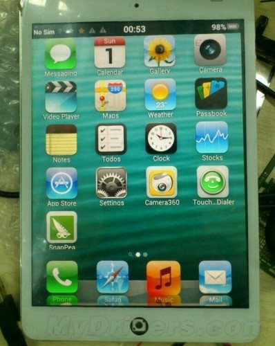 7.9 吋屏幕窄邊框 + 通話功能！山寨 mini Pad 將以千元價錢發售