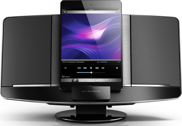 對應 iPad Mini！Philips 微型音響系統機座讓你播賀年歌