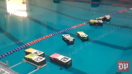 水上 LEGO？可拼合成橋和島的機械船