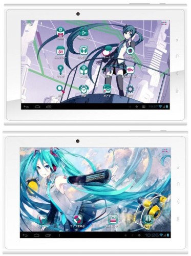 ♪ 初音未來 7 吋平板登場！內置別注 Live Wallpaper