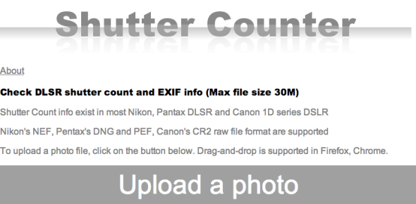 【教學】免安裝！即查相機快門使用次數