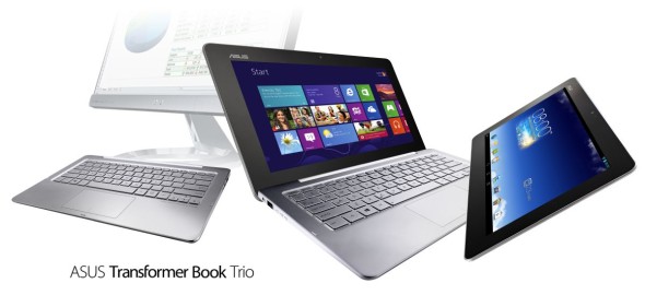三位一體變形筆電！ASUS Transformer Book Trio 登場