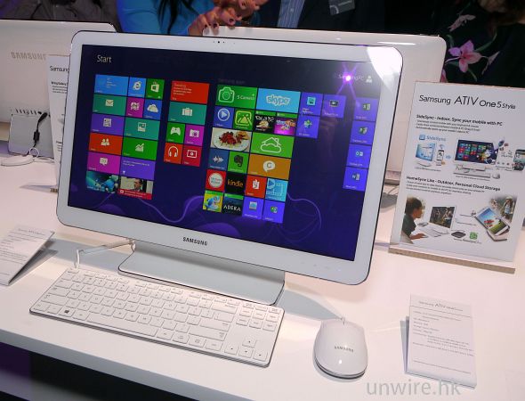 【新機速試】簡約美型！Samsung All-in-one 觸控屏幕桌電 ATIV One5 style Hands-on