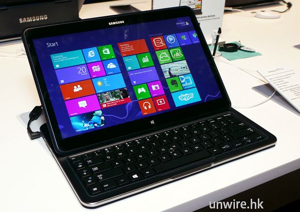 【新機速試】免 Boot 機、Win8/Android 瞬間轉換！超強「雙生兒」Samsung ATIV Q 變形筆電 Hands-on
