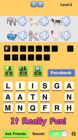 【iOS app】用 emoji 圖案玩猜字