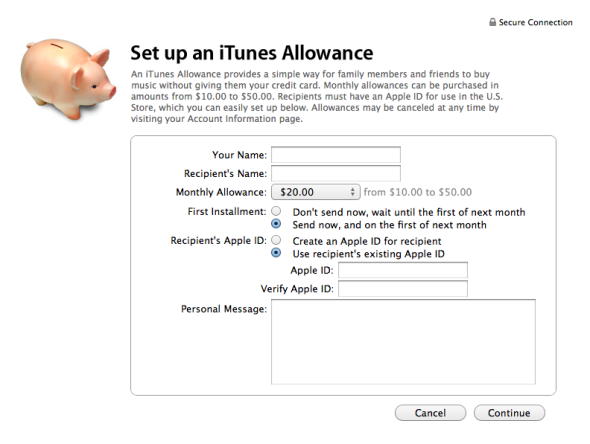 家長必用新服務？Apple 推 iTunes Store 零用錢