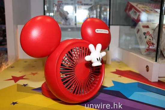 用米奇風扇吹出陣陣香味