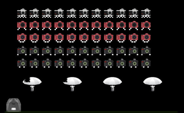 懷舊小遊戲：相機版太空侵略者！