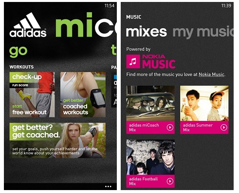 Adidas 針對 WP8 用戶推 miCoach App