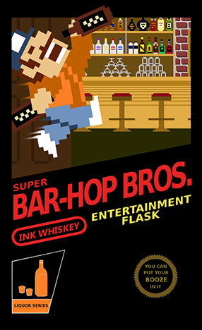 回味小時候!! 任天堂遊戲帶酒壺