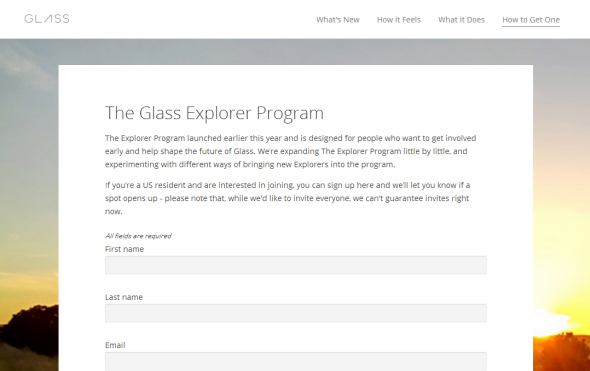 美國專享!? Google Glass 開放公眾認購