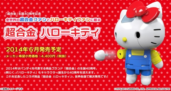 哈囉飛彈！40th 超合金 x Hello Kitty 機械人登場