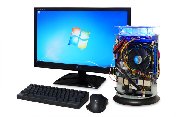 搶閘推出！真正垃圾桶做的「新 Mac Pro 風」PC