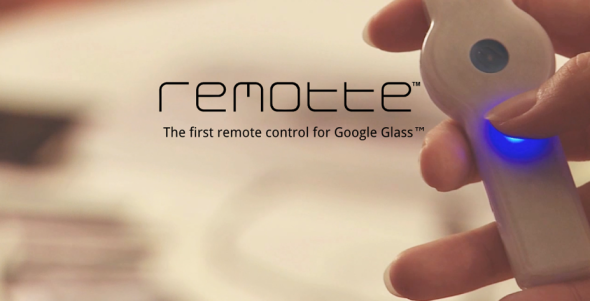 全球首個 Google Glass 的遙控