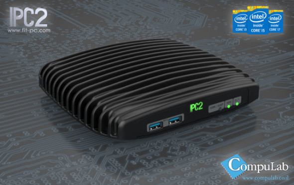 寬頻 Modem 外形  CompuLab IPC2 超迷你電腦