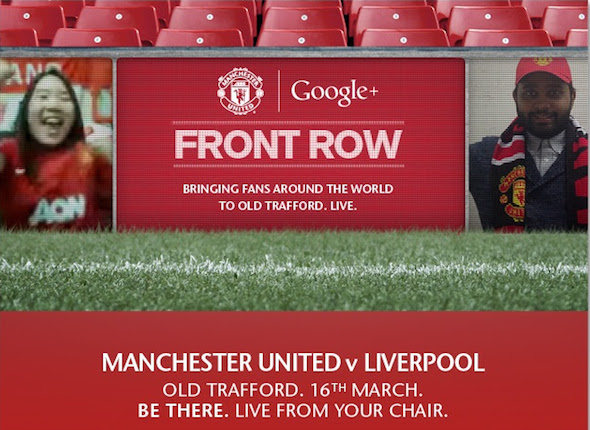 曼聯 Google 合作  推出 First Row 球迷活動