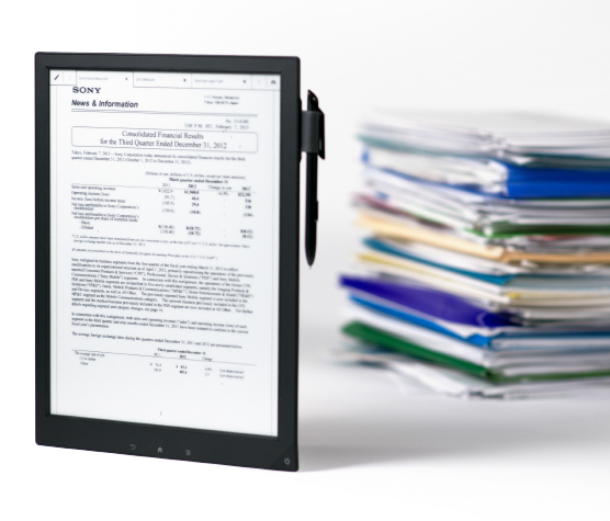 最薄電子書？Sony 於五月推出新 e-ink A4 平板