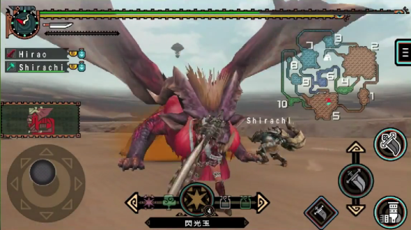 手機狩獵再開！4 打 Monster Hunter 2G for iOS 發佈！(日本限定)