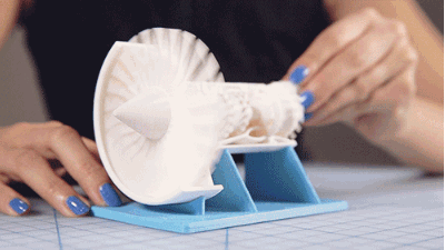 D.I.Y 飛機引擎模式！ GE 展示噴射機引擎運作原理