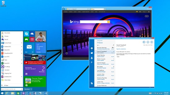刪除 Metro UI！Windows 9 將用回傳統 WIN 7 介面