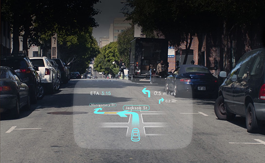 汽車「未來化」！ 懸浮式熒幕中央電腦 Navdy