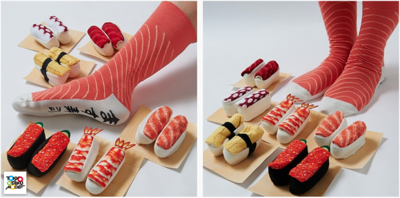 壽司都可做手信！日本富山縣人氣土產「壽司襪」