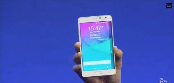 Samsung 玩破格 ! 芒曲到出電話邊 – Samsung Galaxy Note Edge