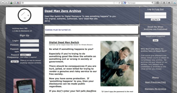 網站保護洩密者  一被追殺機密資料即時公開