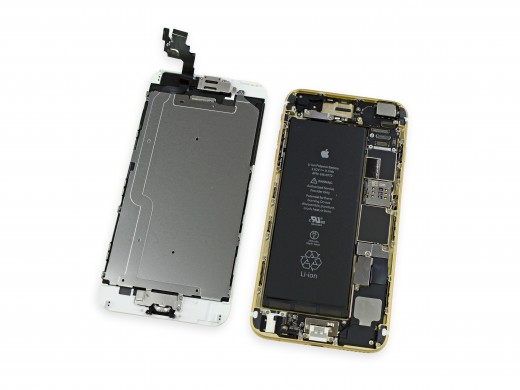 機已拆：iPhone 6 Plus 電池比 5s 大接近一倍，RAM 只有 1GB