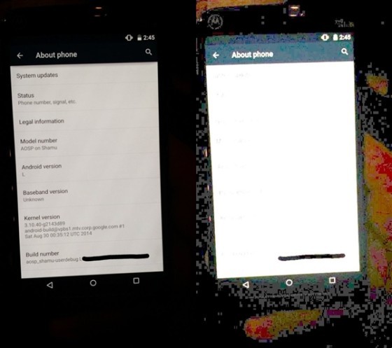 預載 Android L！ Nexus X 正面相片曝光