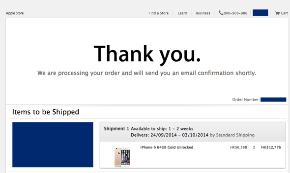 UNWIRE 編輯部 9.12 預訂 iPhone6 經驗小分享
