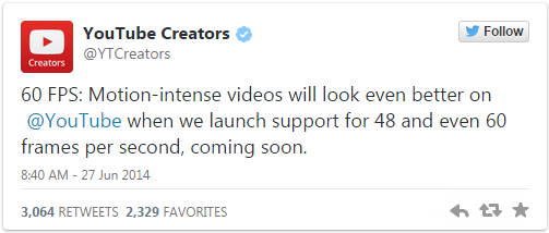 更加流暢！ Youtube 宣佈支援 60fps 播放