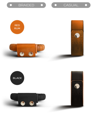 襯衫型格真皮手繩  內置手機充電功能