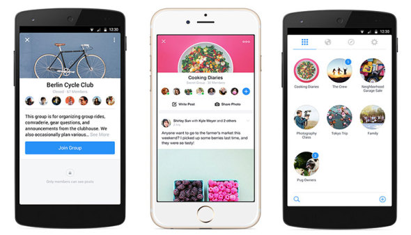 Facebook 新 App 「Groups」登場