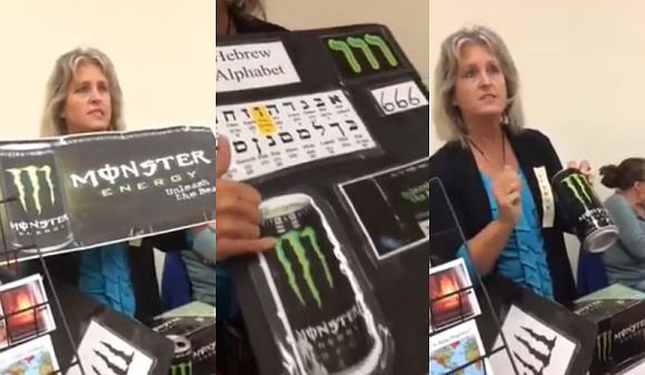 當堂嚇一跳！美狂熱基督徒力指 Monster 飲料是撒旦所為