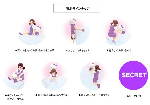 北海道限定 コップのフチ子 x Hello Kitty