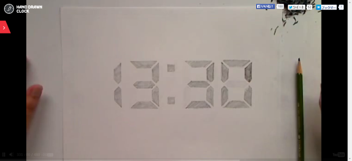 一望就花掉你時間! 神奇手劃時鐘